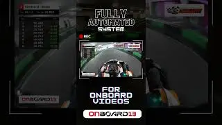 OnBoard13 is a fully automated system for onboard videos. #gokart #gokarting #karting #onboard13