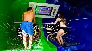 DUO Racer Water Slide at Aqua Mundo Center Parcs De Eemhof