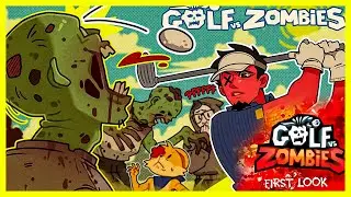 THE *BEST* GOLF vs ZOMBIES  GAME IDEA EVER!!!! | Cartoonz Golf vs Zombies First Look