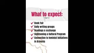 &ne;igfem Writing Retreat in Yerevan 🇦🇲