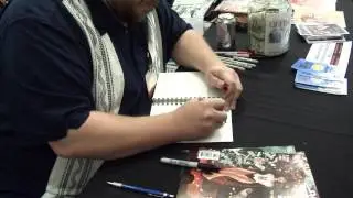 Adam Hughes @Big Wow Comic Fest 2013