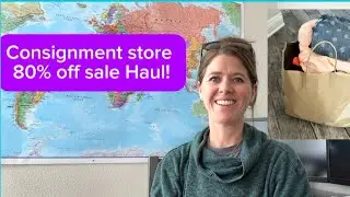 80% off consignment sale haul! 20 items for $4.06 each 