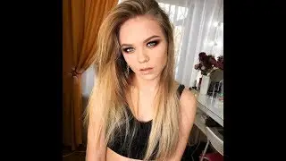 СЕКСИ СМОКИ. ВЕЧЕРНИЙ МАКИЯЖ для голубых глаз.  SMOKY EYES с акцентом на нижнее веко.