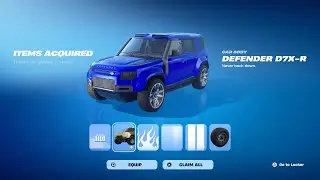 HOW TO GET DEFENDER D7X-R CAR BODY IN FORTNITE ROCKET LEAGUE!