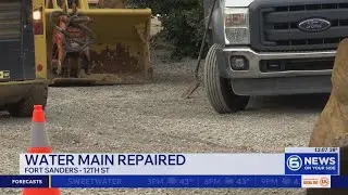 Water main repaired in Fort Sanders neighborhood