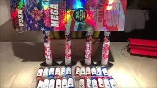 5-дюймовый мега-снаряд от Fire Star Fireworks (все 24 снаряда)