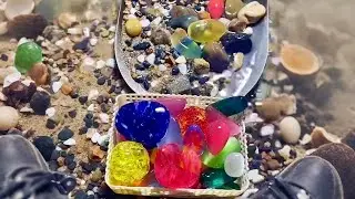 Hunting Serpentine, Agate, Jade, and Gemstones in the Mountain Stream &ndash; Gemstone Vlog October 2