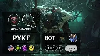 Pyke Bot vs Ezreal - NA Grandmaster Patch 9.17