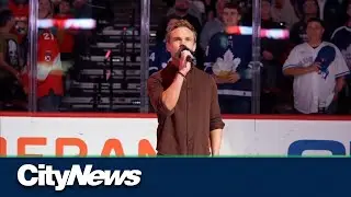 Leafs fans help out anthem singer in Florida