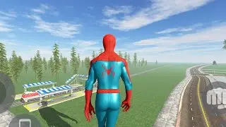 Franklin As Spiderman In Indian Bike Driving 3D