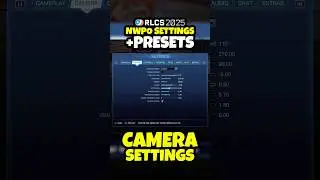 NWPO RLCS SETTINGS + PRESETS!