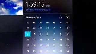End of Daylight Savings Time 2019