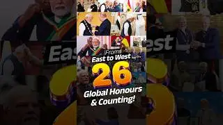 PM Modi Honoured with Brazil&rsquo;s Highest Civilian Award | 26 Global Honours & Rising
