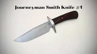 Making my Journeyman Smith presentation knife number 1