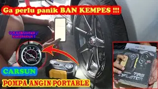 POMPA ANGIN PORTABEL | POMPA BAN ELEKTRIK | PORTABLE TIRE INFLATER 