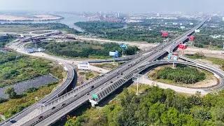 Siêu nút giao cao tốc HCM Long Thành và đường Vành Đai 3 ngày đầu năm 2026.