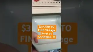 Goodwill priced this Mid Century Pyrex so good! #thrifting #thriftwithme #goodwill #pyrex