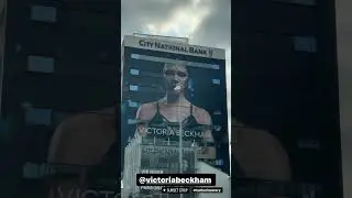 SUNSET STRIP: VICTORIA BECKHAM #hollywood #victoriabeckham #spicegirl #billboard #losangelesvlog