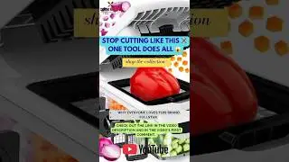 Amazon kitchen tools Cutting Vegetables This One Tool #shorts #gadgets #food #usa  #vegetablechopper