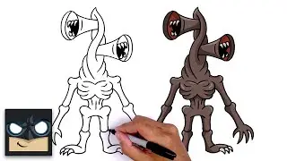 How To Draw Siren Head | Cartooning Club Tutorial