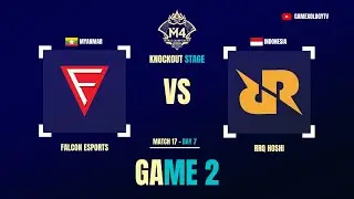 Falcon Esports vs RRQ Hoshi | M4 World Championship | Game 2 - FCON vs RRQ KO Stage