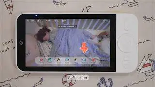 Ellie Baby Plus |&nbsp;AI Functions on the Monitor demonstration |&nbsp;Non-WiFi Baby Monitor
