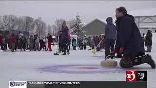 Jasper Hill Farm uses cheese wheels as curling stones for fourth annual tournament