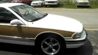 1995 Buick Roadmaster 18 Inch Ridler Wheels 695 Gunmetal Rims Staggered Old School Muscle Car Rims