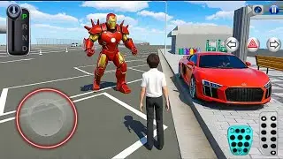 Iron Man First Time Meeting The Boy - 3D Driving Class 2025 | Unexpected Superhero Moment | Car Game