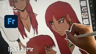 Draw with me~ Rough character design, OC Jane  ✨✍️