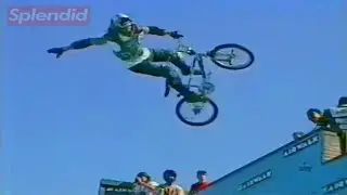 Bicycle Stunts BMX Vert Bowl Flatland Comp, Stone Edge Skatepark, Florida, 1995 Mid School Freestyle