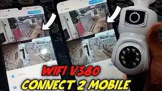 How to Connect Wifi V380 Pro Cctv Camera On 2 Mobile | v380 cctv share 5 mobile