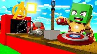 🦾 ME CONVIERTO EN IRON MAN 🧨 Minecraft Vengadores Tycoon