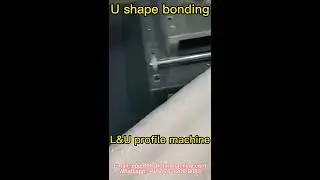 U shape foam bonding | L&U profile bonding machine |  L&U profile welding machine