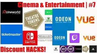 #Discount HACKS! at Cineworld, Spotify, Twitch & Xbox++