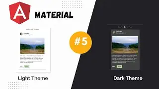 34 |  🌈 Angular Material -  Dark theme switching with toggling  |  Angular  |  Bangla Tutorial  🎨