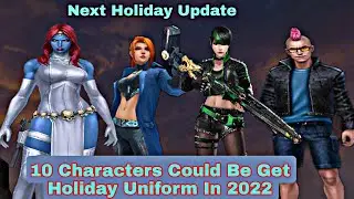 Next Holiday Update | 10 Characters Could Be Get Holiday Uniform In 2022 - Marvel Future Fight