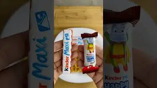 Kinder Happy Hippo in the waffle ! 🤤 #kinder