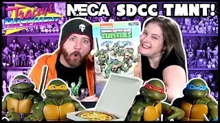 SDCC 2017 Exclusive Teenage Mutant Ninja Turtles from NECA! Classic Cartoon TMNT Action Figures!