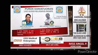 Bro. Peter Pendon SDA Defender   vs   Bro. Roland Pards CFD/CFLAMP Purok Chairman @Purok Kamatuoran