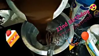Baking Her a Chocolate Birthday Cake!!! 🍰😍❤️ ( Without Milk, Eggs and Oven ) Quarantine Edition 🤩