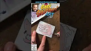 💥 Patrick from SpongeBob Drawn by Artist Gary Shipman Sketch Card Art