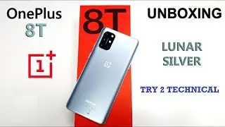 ONE PLUS 8T | UNBOXING | SILVER COLOUR | FLUID AMOLED DISPLAY | FIRST LOOK