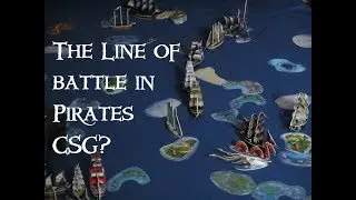 Ships galore | 10/10 Card of the Day | A rare sight: The line of battle | Pirates with Ben Blog #47