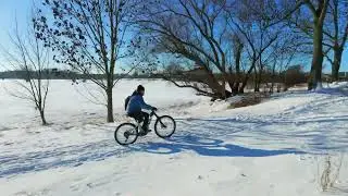 Mountainbiken im Schnee  Germany winter emtb ride