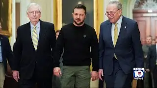 Zelenskyy pleads his cause on Capitol Hill and at the White House as Ukraine aid remains in peril