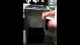 Big Belly Solar-powered Trash compactor
