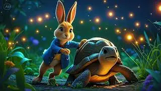 Peter Rabbit and the Turtle&rsquo;s Firefly Chase | Bedtime Adventure Song 🌟🐇🐢✨