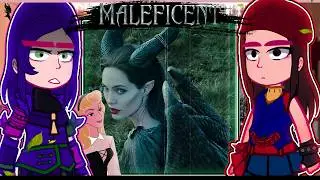 [Descendants reacting to MALEFICENT AND AURORA] \\🇧🇷/🇺🇲//「Abryelli」
