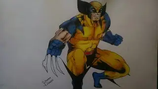Speed Drawing-  Wolverine